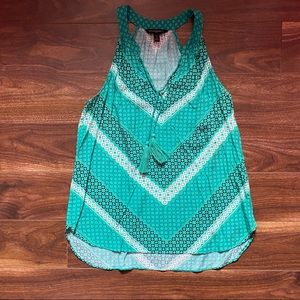 Banana Republic sleeveless top with tassel detail